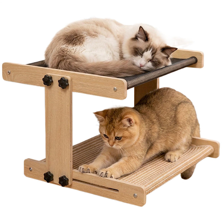 Katzen Hängeplatz Bettseitig | Schwebendes Hängesitz Indoor Möbel | Fensterbank-Bett mit Hängefunkti