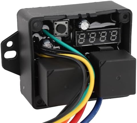 12V Digitaler Lüfterregler Dualer Elektrischer Lüfterreglersatz Einstellbare Temperatur Heizkörper E