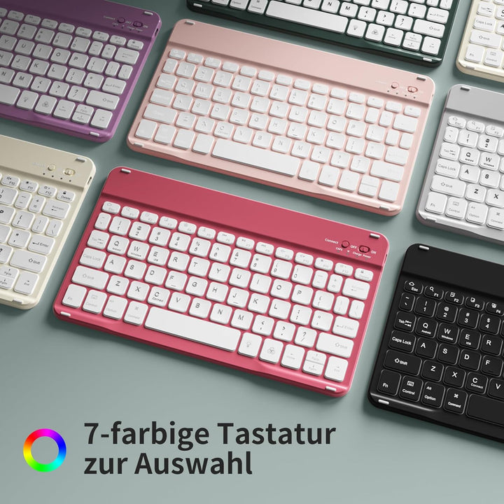 Tastatur Hülle für iPad Air 11 Zoll M3/M2 (2025/2024), iPad Air 5./4. Generation 2022/2020 10,9 Zoll