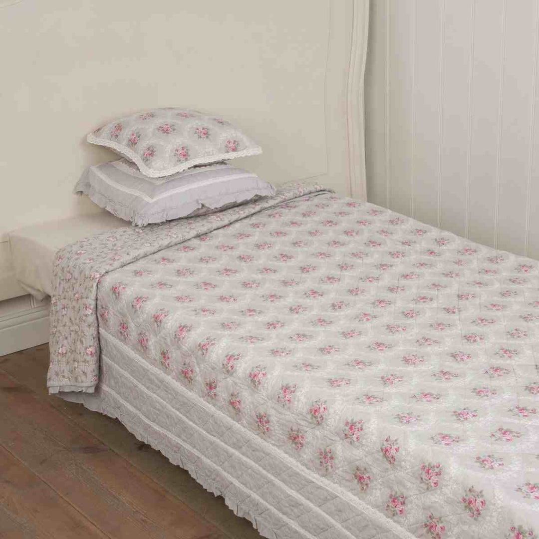 Clayre & Eef Q122.061 Bettüberwurf Tagesdecke OHNE DEKO ca. 230 x 260 cm