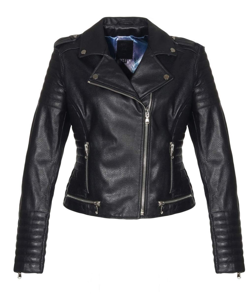 Hollert Damen Lederjacke GRAZA Lammnappa Echtlederjacke Bikerjacke Übergangsjacke versch, Farben Sch