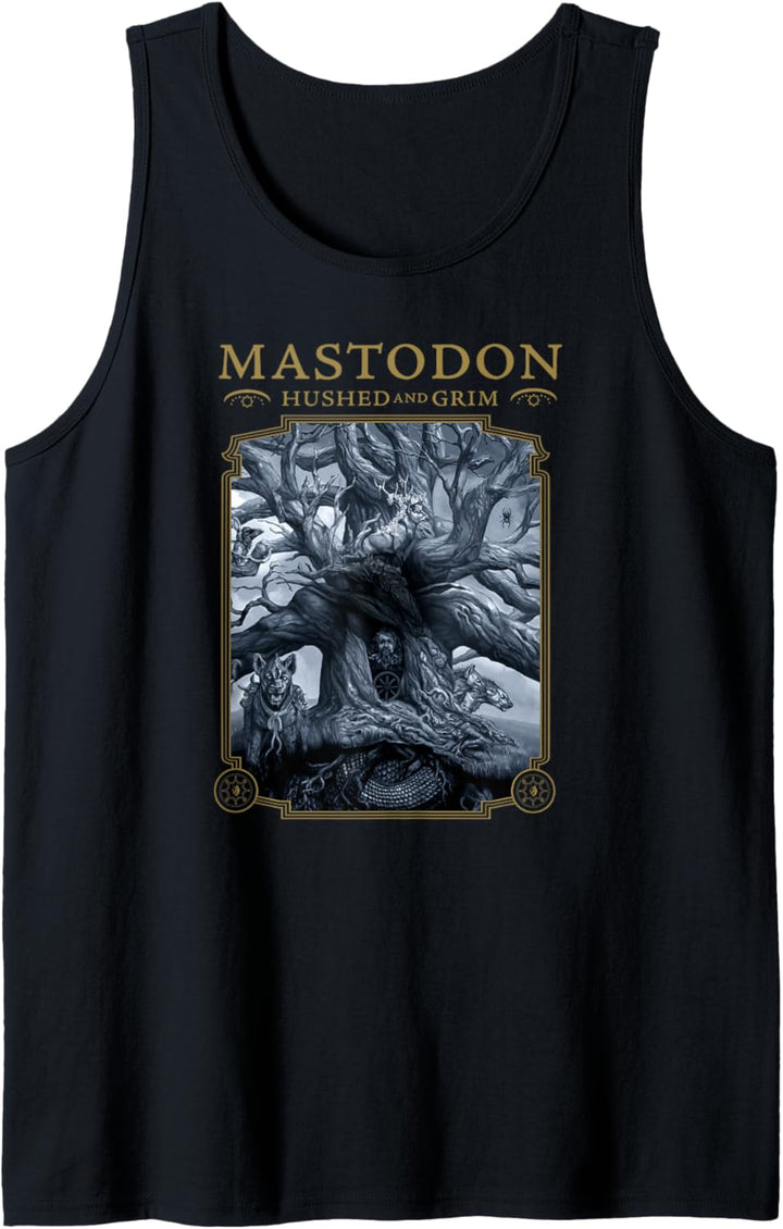 Mastodon - Hushed and Grim Cover Tracklist Back Print Tank Top