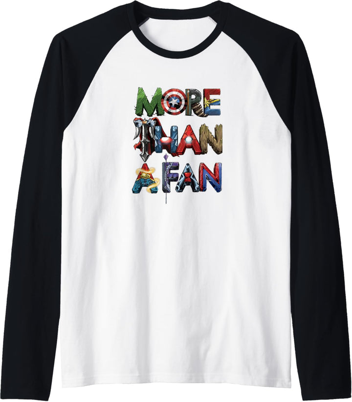 Marvel Avengers More Than A Fan Word Stack Raglan