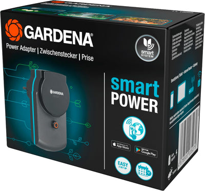 Gardena smart Power Zwischenstecker: Schaltbarer Verbindungsstecker für den Aussenbereich zur Einbin