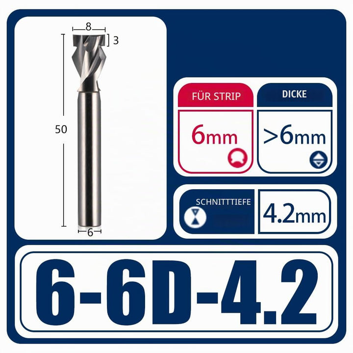 1Pcs CNC Router Bits Gravur Cutter 6mm Neon Light Strip Schlitz Bits Wolframkarbid Stahl End Mill Ne