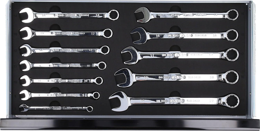 KS Tools 918.0200 1/4"+1/2" CHROMEplus Universal-Werkzeug-Satz, 99-tlg.