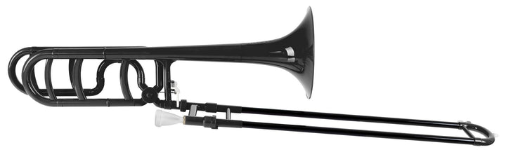 Classic Cantabile MardiBrass ABS Kunststoff Quart-Posaune - Bb/F-Stimmung - Fiberglas-Zug - 850g lei