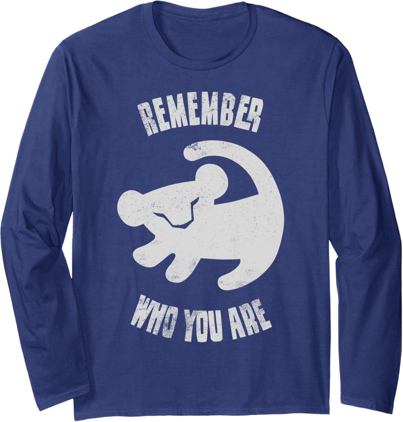 Disney The Lion King Simba Remember Who You Are Simple Langarmshirt