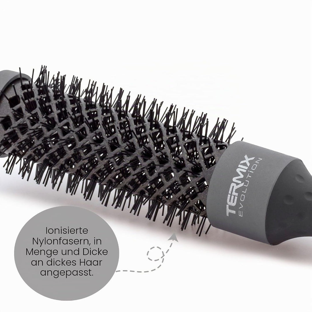 Termix Evolution Plus. Professionelle, thermische Rundhaarbürste mit Keramikrohr für den Friseursalo