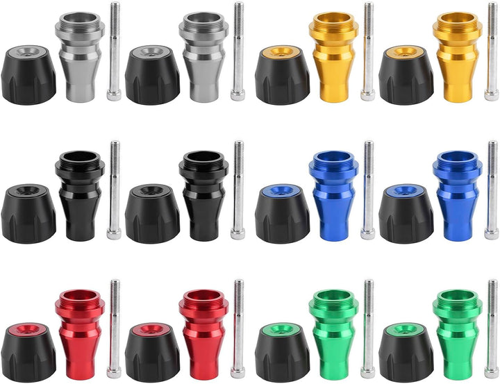 Buachois Motorrad Sturzschutz, Crash Protector Sturzpads,10 mm Edelstahl Universal Anti Kollisions M