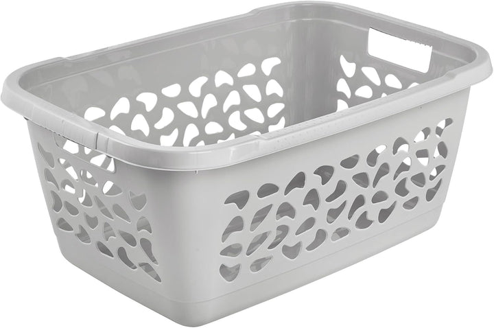 keeeper jost 2x Wäschekorb, Luftdurchlässiges Dekor, 52 l, Nordic Grey Nordic Grey 2x 52 L, Nordic G