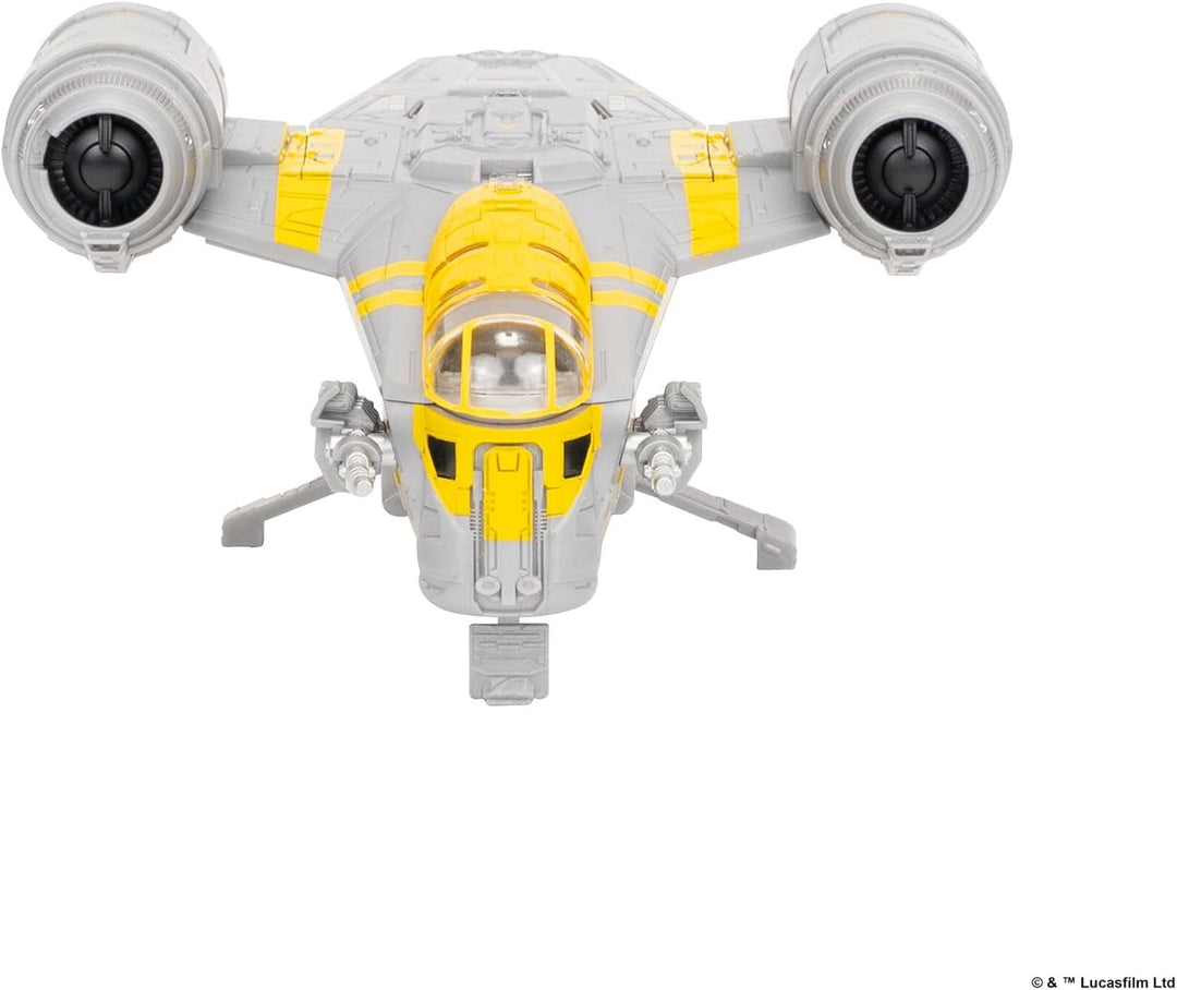 Star Wars™ Micro Galaxy Squadron SWJ0543 - Razor Crest - offizielles 18 cm grosses Fahrzeug mit 1 Mi