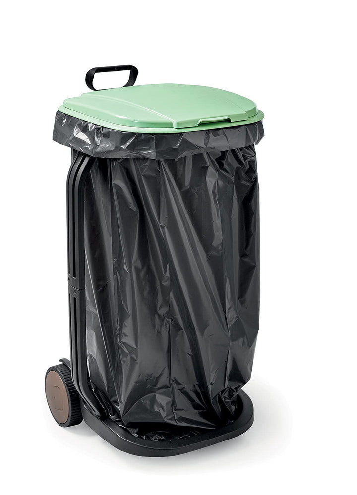 G.F. GF GARDEN, Müllsackständer RECO aus RECYCELTEM Kunststoff, für Blätter, getrennte Sammlung, mit