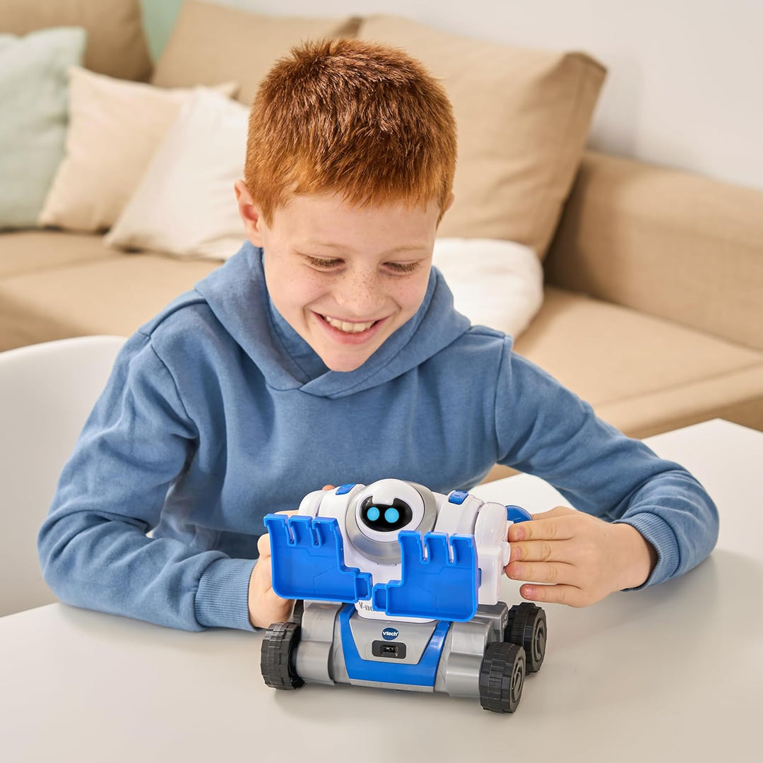 VTech V-Bot – 5-in-1 Roboter mit motorisierten Funktionen und spannenden Missionen – Für Kinder von
