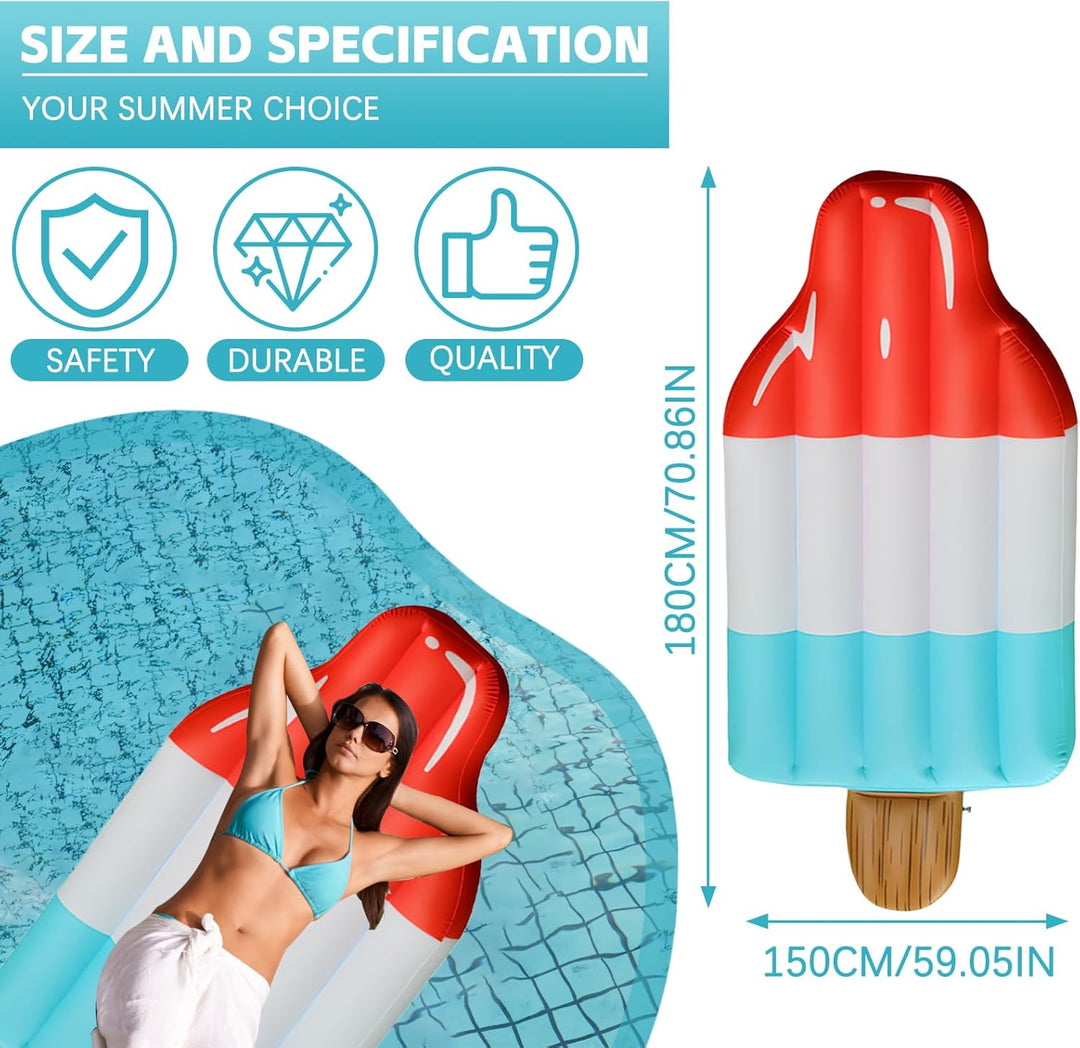 ACTOYS Luftmatratze Wasser Erwachsene Kinder, Luftmatratze Pool Aufblasbare, Aufblasbare Schwimmbett
