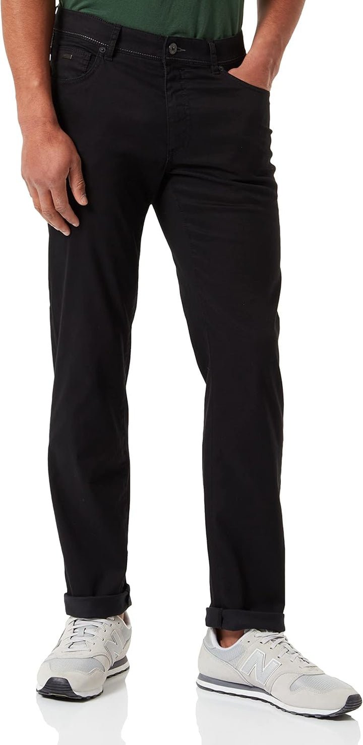 BRAX Straight Fit Hose Cadiz Cotton Satin Stretch Nachtblau 30W / 30L Perma Black, 30W / 30L Perma B