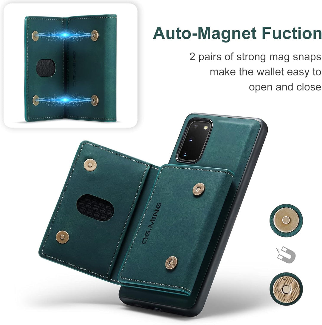 UDBKKDX 2 in 1 Handyhülle für Samsung Galaxy Z Fold 5, abnehmbare Brieftasche und magnetische Adsorp