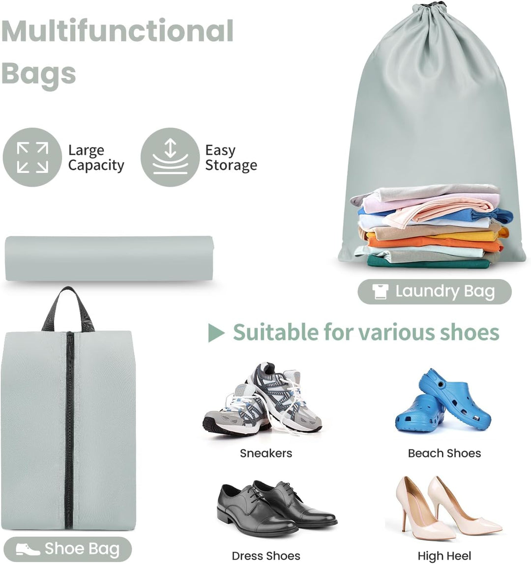 Packing Cubes for Suitcase 8 Set, Leichtgewichtige Gepäck Packing Organizer Packing Cubes für Reisez