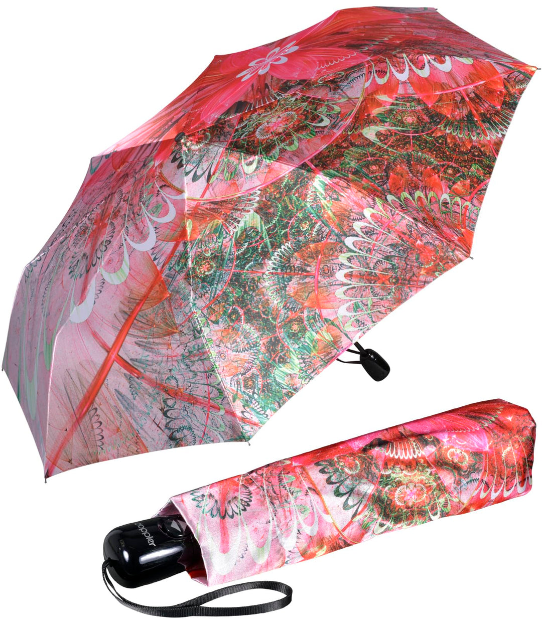 Doppler Damen Taschenschirm Satin mit Auf-Zu-Automatik Magic Fiber Celestial 102 cm Celestial, 102 c