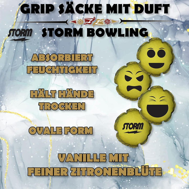 EMAX | Bowling-Zubehör - Storm Grip Bag | Grip Sack mit Duft | Rosinbag - Grip Ball Stormoji Stormoj