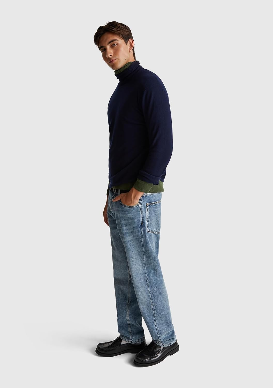 United Colors of Benetton Herren Pullover XS Dunkelblau 016, XS Dunkelblau 016