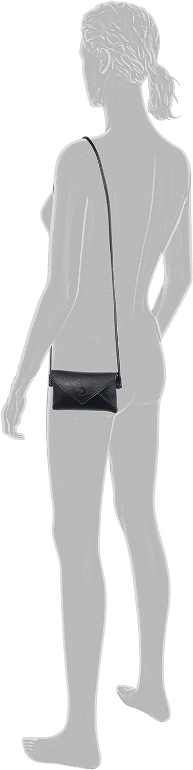 Denim TOM TAILOR, VELINA, Damen, Umhängetasche ohne Reissverschluss, XS, Schwarz