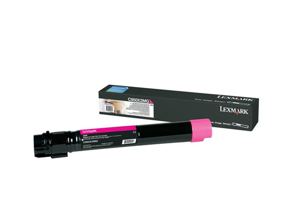 Lexmark C950X2MG C950 Tonerkartusche Extra hohe Kapazität, magenta, Magenta