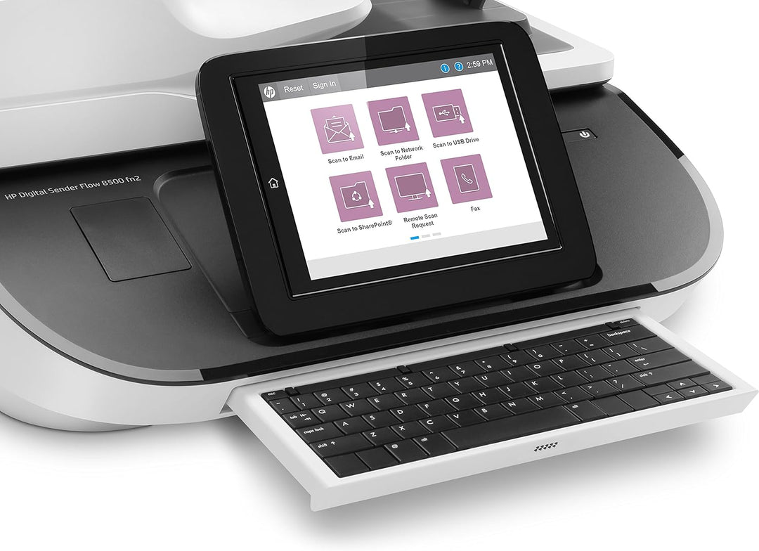 HP Digital Sender Flow 8500fn2 Renewed, Dokumentenscanner, schnelles Netzwerk, 100 ppm, 600 dpi, 150