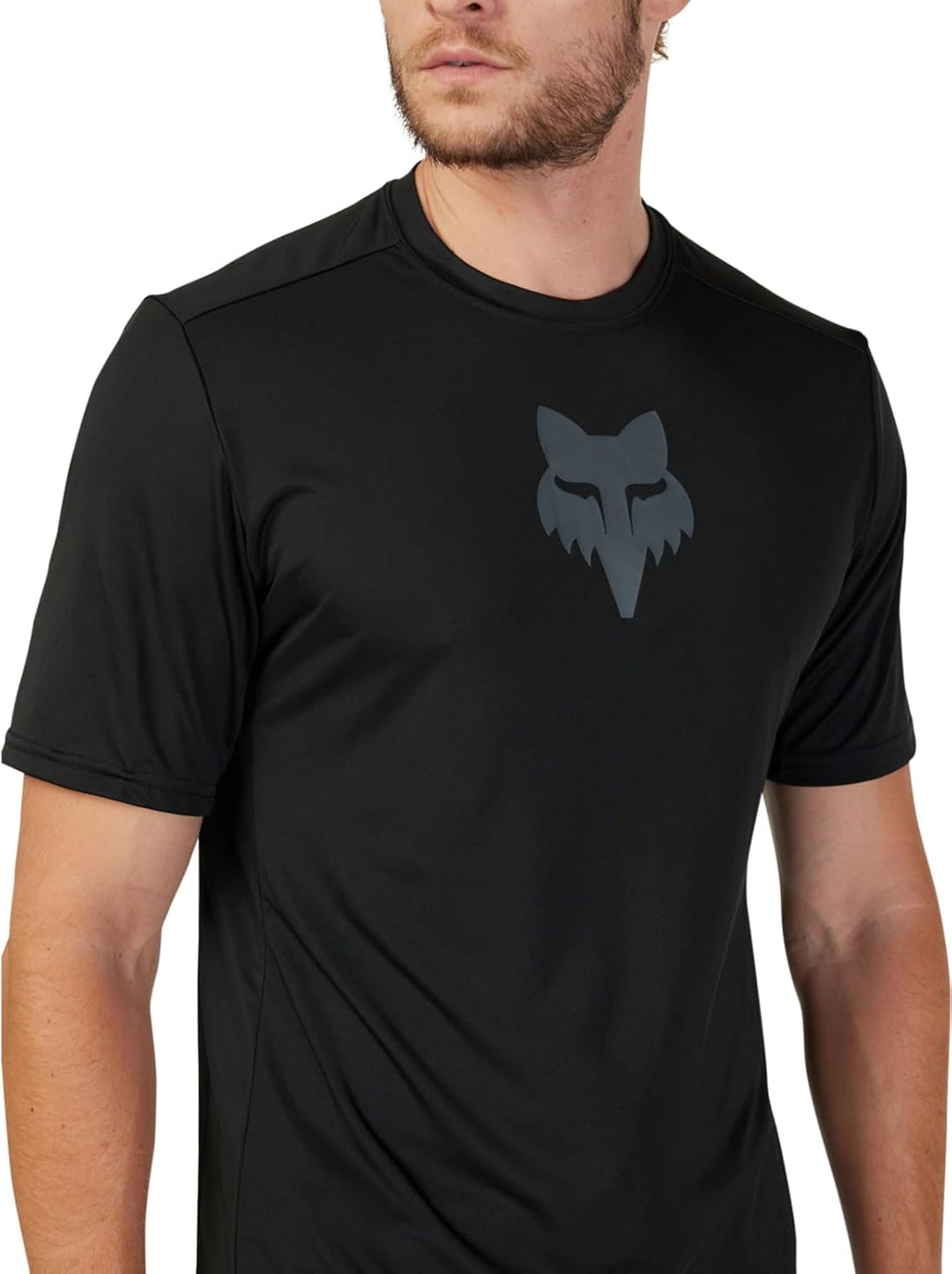 Fox Racing Herren Ranger Ss Jersey Lab Head Windbreaker S Schwarz, S Schwarz