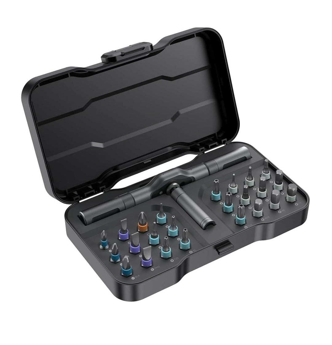 24 in 1 Magnetischer Schraubendreher Set, DIY Ratsche Mini Schraubendreher Set, Multi Bit Magnetantr