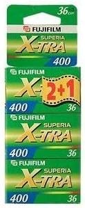 Fuji Superia X-TRA 400-36 Film (Farbe, 3er Pack)