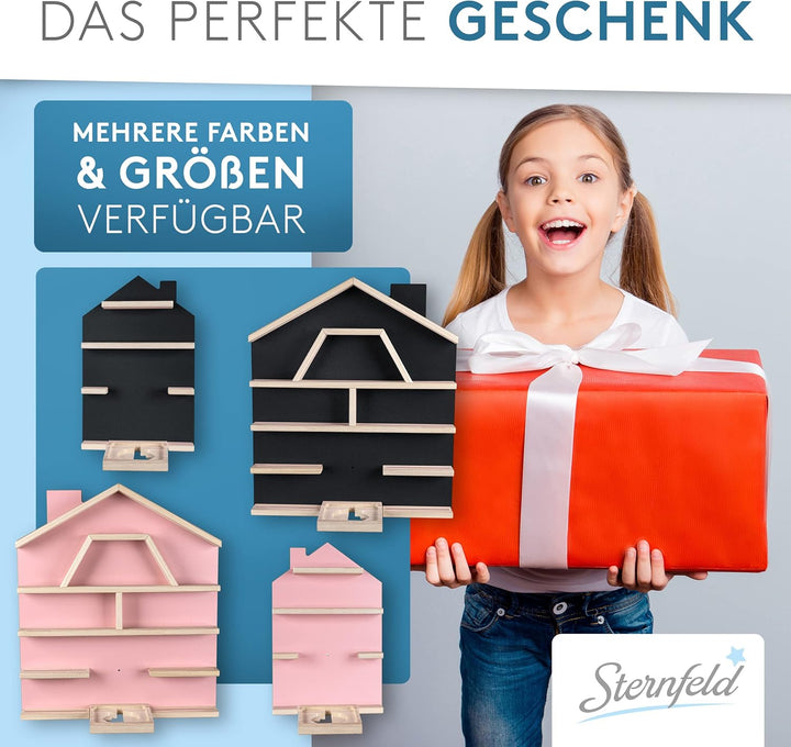 STERNFELD Magnetisches Tonie Regal für Toniebox &amp; Tonies Hörfiguren-Vormontiertes Toniebox Regal [60