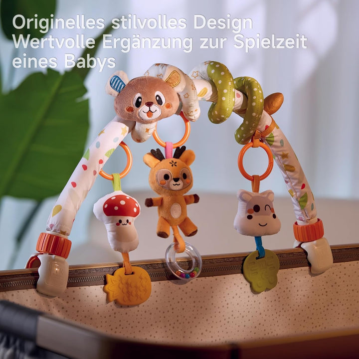 TUMAMA Babybogen Kinderwagen Mit Spirale Spielzeug Baby 0 3 6 9 12 Monate Babybogen Kinderbett Spiel