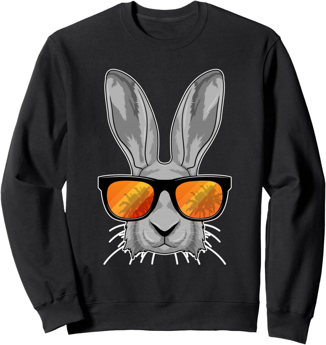 Hase Sonnenbrille Sweatshirt
