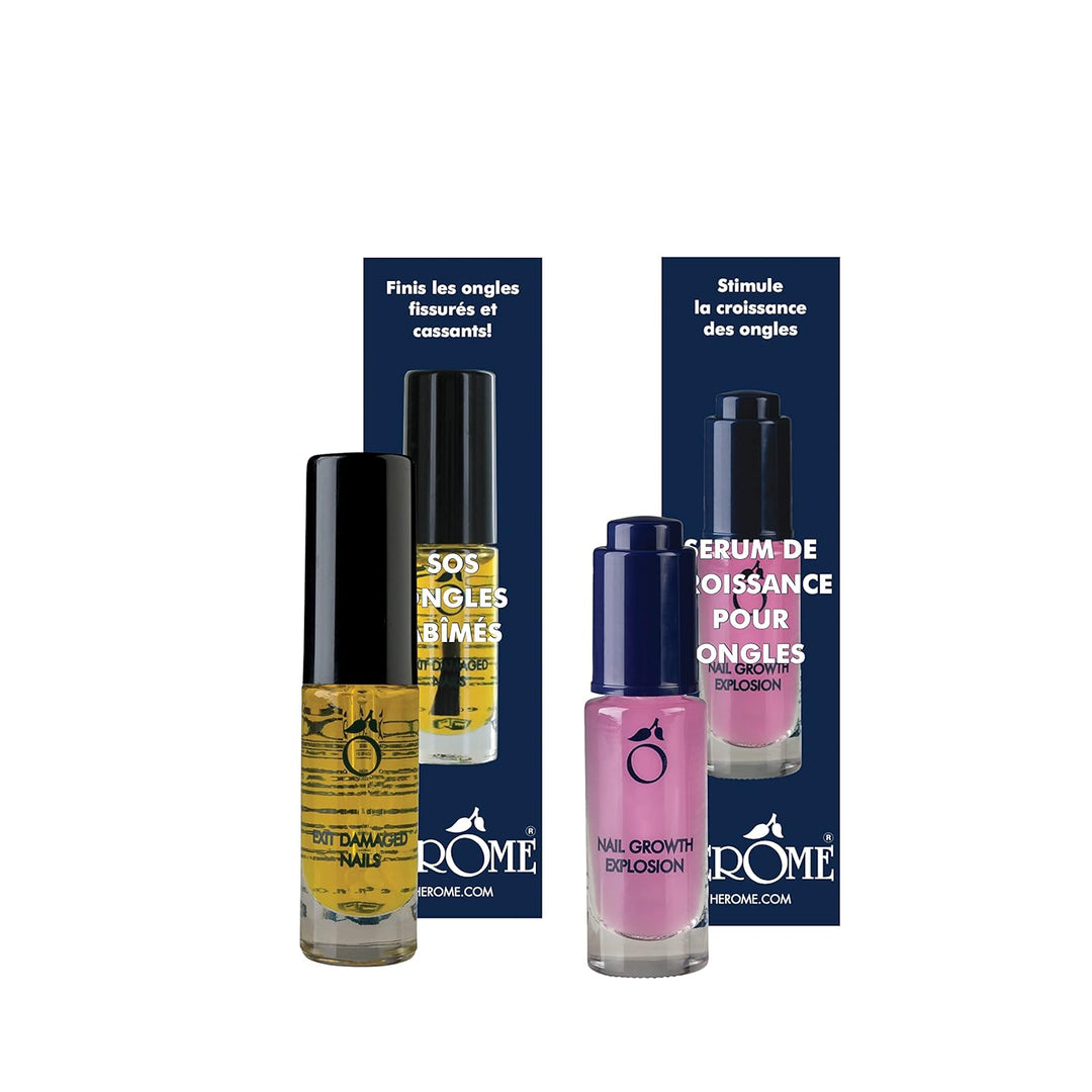 Herome Combi-Pack Ende extrem beschädigte Nägel & Nagelwachstumserum Explosion (Exit Damaged Nails &