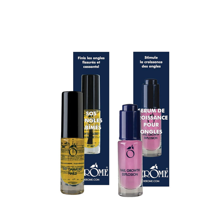 Herome Combi-Pack Ende extrem beschädigte Nägel & Nagelwachstumserum Explosion (Exit Damaged Nails &