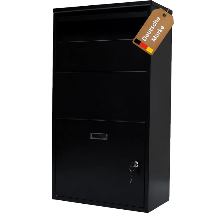 IMLEX Paketbox Paketbriefkasten IM-PB75 Paket Box | Briefkasten mit Paketfach | Wand- und Bodenmonta