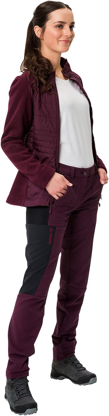 VAUDE Damen Hose Women's Elope Slim Fit Pants 34 Cassis, 34 Cassis
