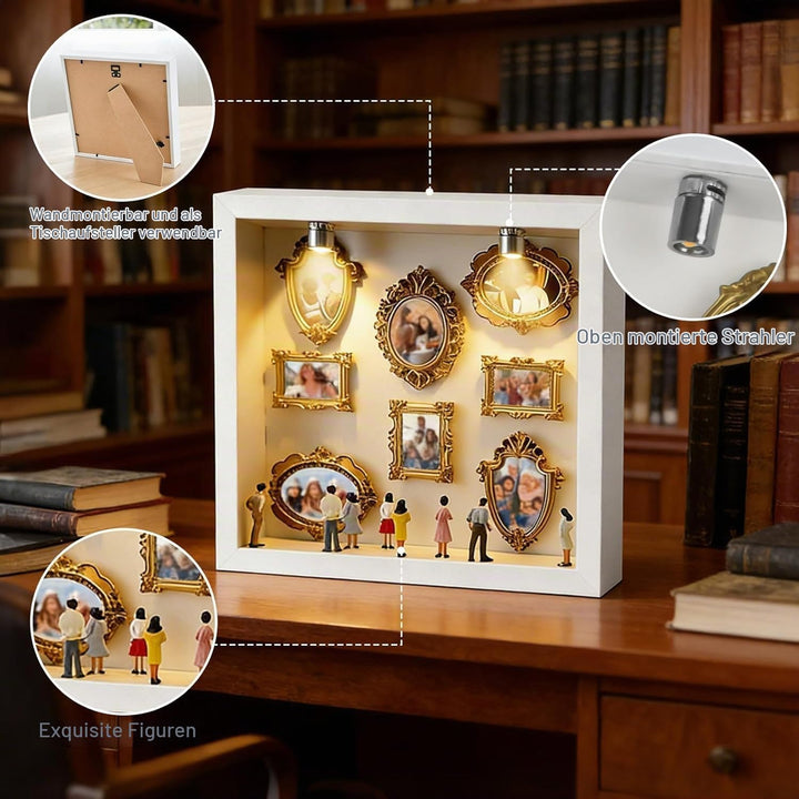 DIY Mini Museum Silhouette Box, Mini Bilderrahmen Vintage C, C