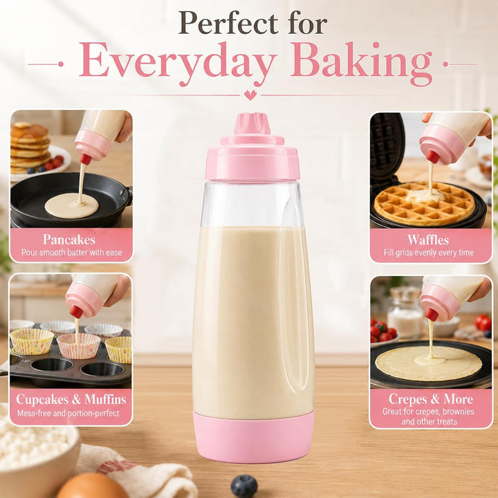 2 Stück Rosa Pancake Portionierer