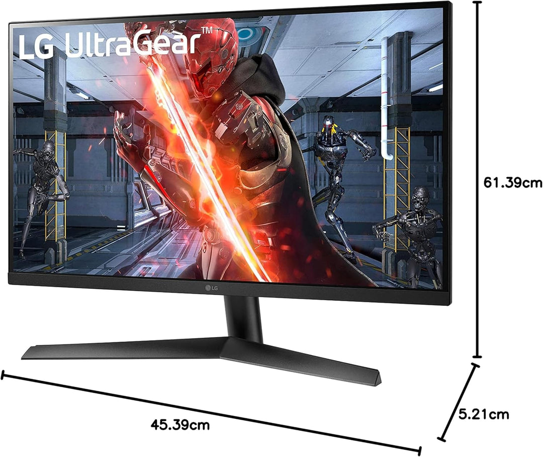 LG Electronics 27GN60R-B 68,5 cm (27 Zoll) Ultra Gear Full HD IPS Gaming Monitor (144 Hz, 1MS, NVIDI