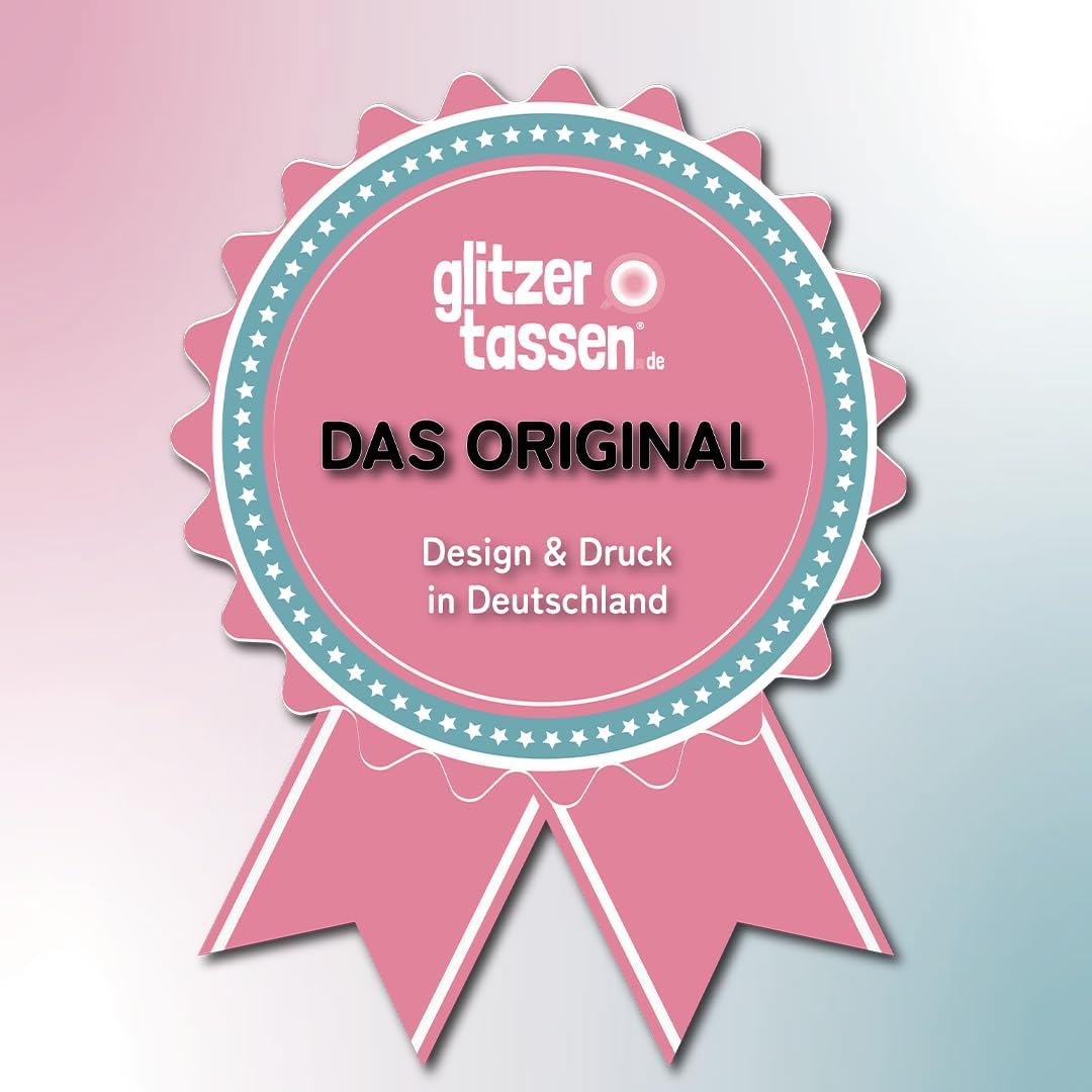 glitzertassen.de® | Personalisierte Magic Glitzertasse mit Text/Bild | Farbwechseltasse mit Glitzer