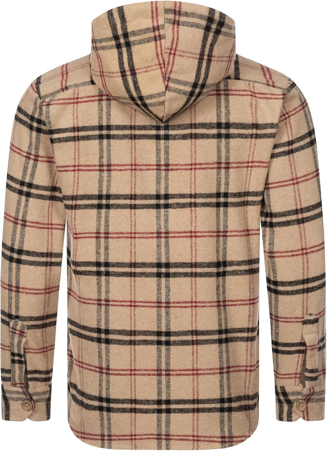 Rock Creek Herren Hemd Kariert Kapuzenhemd M65 S Beige - H334, S Beige - H334