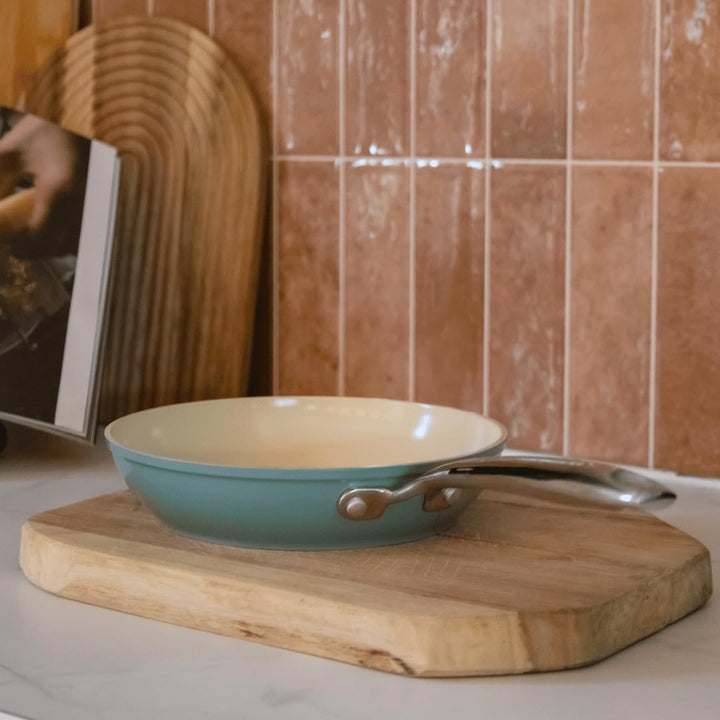 Cook & Pan - Go Blue Pfannenset 2-teilig-Induktionsgeeignet-PFAS frei Keramik-Beschichtung -Antihaft
