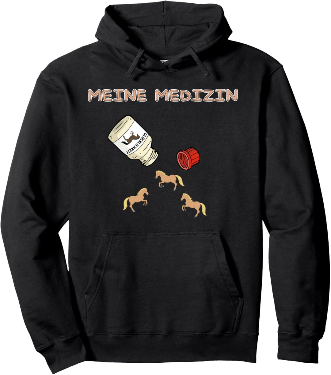 Pferd Spruch Lustig Reiten Hengst Reiter Reitsport Pony Gaul Pullover Hoodie