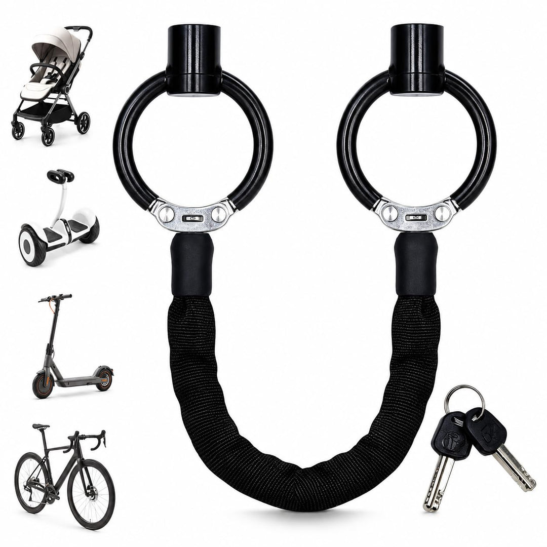 E Scooter Schloss, Handschellenschloss mit ABS Kratzer &amp; 2 Schlüsseln, 90cm Hohe Sicherheit E Roller