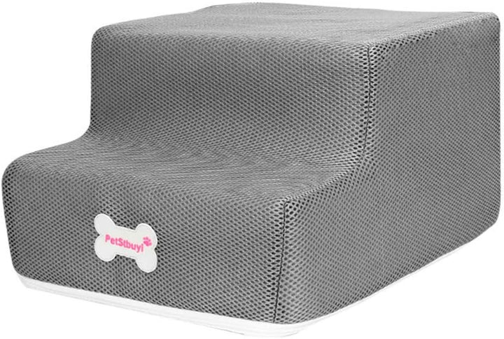 2-stufige Hundetreppe für Hochbett und Couch, 20cm hoch für Hunde, breitere Haustiertreppe für klein