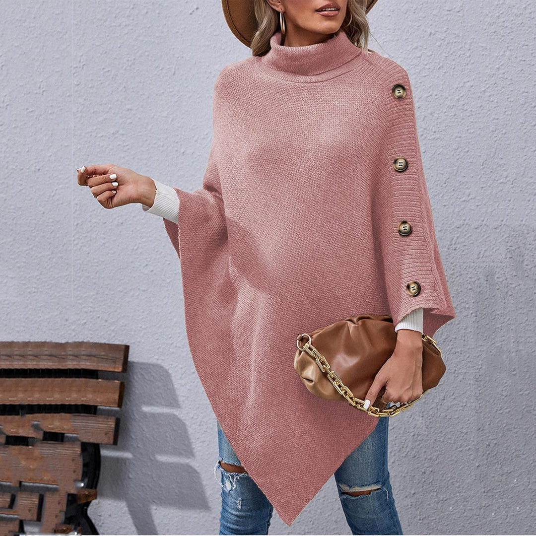 Ansenesna Warmer Poncho Damen Winter Lang Strick Ponchos & Capes Für Damen Asymmetrisch Poncho Feins