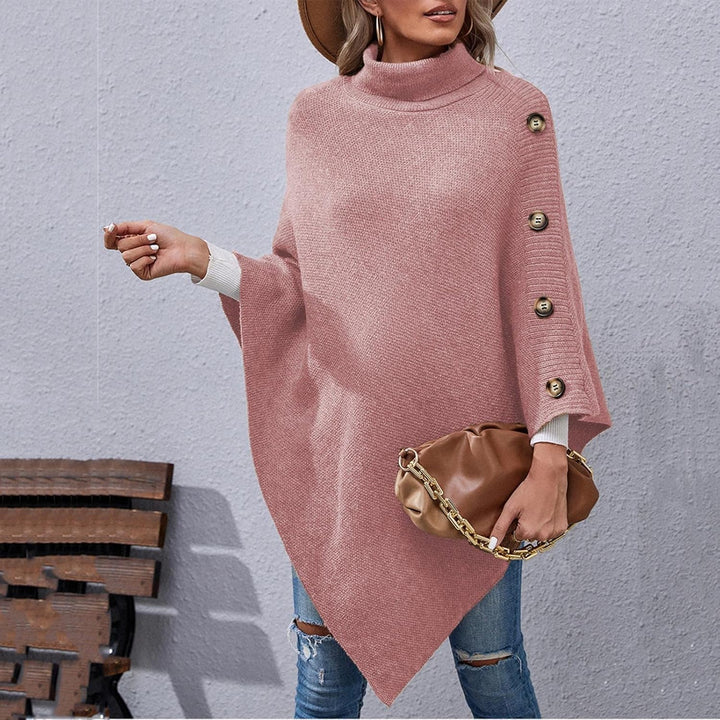 Ansenesna Warmer Poncho Damen Winter Lang Strick Ponchos & Capes Für Damen Asymmetrisch Poncho Feins