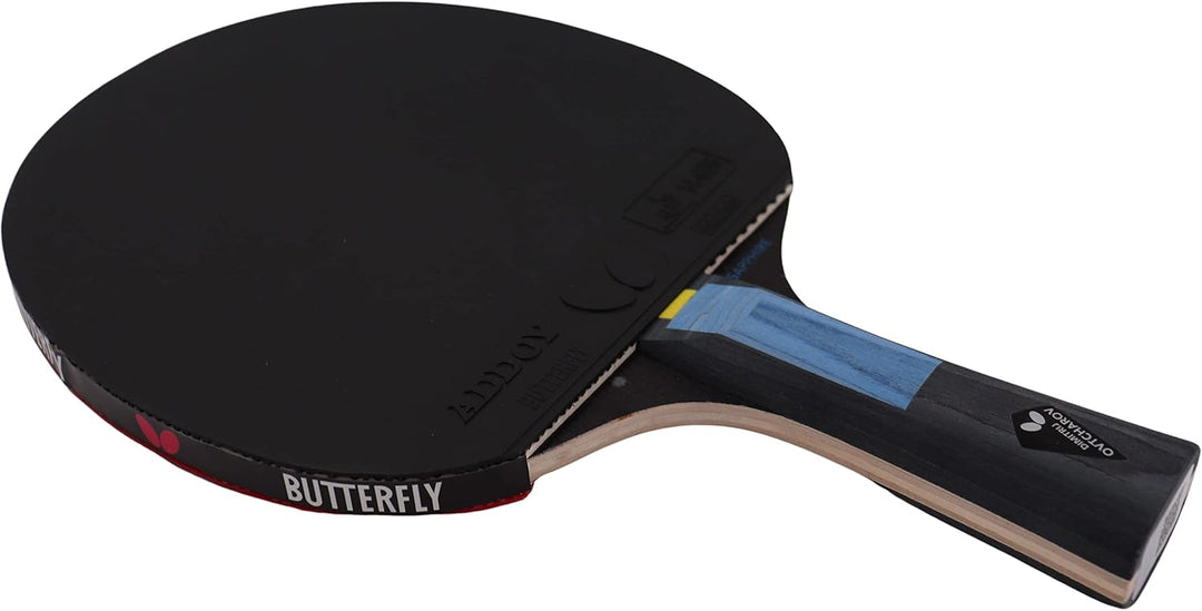 Butterfly Dimitrij Ovtcharov Set Sapphire Tischtennisschläger + 6 Tischtennisbälle | Einsteiger &amp; Fo